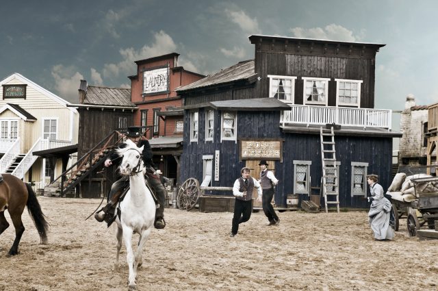 Westernshow på High Chaparall