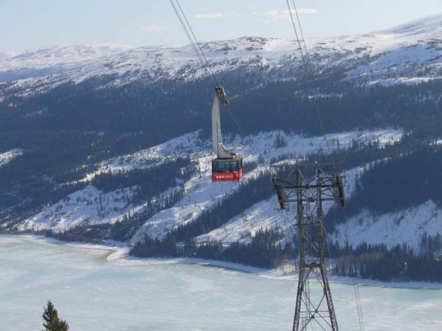 Foto av Åres kabinbana taget av petritech.