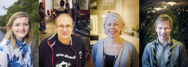 Isabelle Benfalk, Ari Leinonen, Birgitta Olli och Julius Kramer är alla engagerade i IOGT-NTO-rörelsen