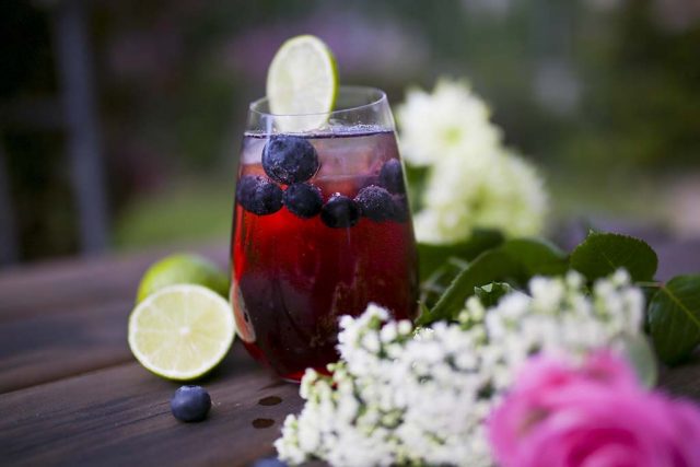 Foto av alkoholfri fruktdrink.