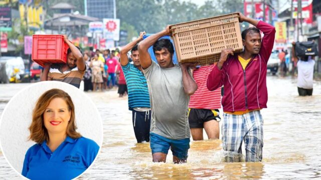 Bild från Sri Lanka och porträtt av Johanna Davén