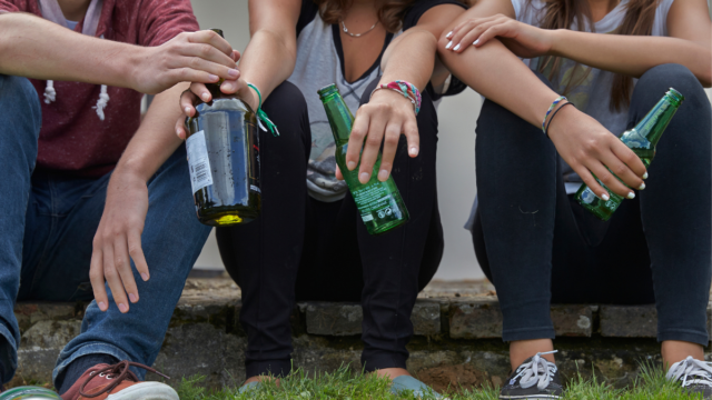 Unga som dricker alkohol