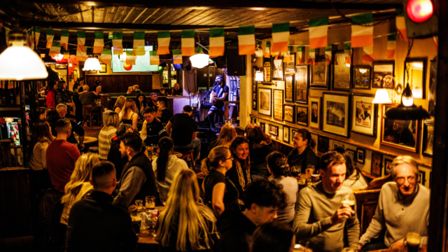 Pub i Irland där de dricker alkoholfritt