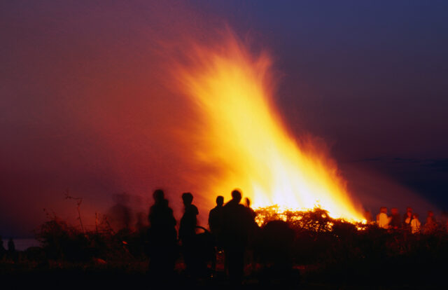 Valborgseld. Foto: Getty