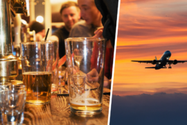 Berusade flygresenärer ställer till problem