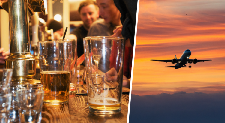 Berusade flygresenärer ställer till problem