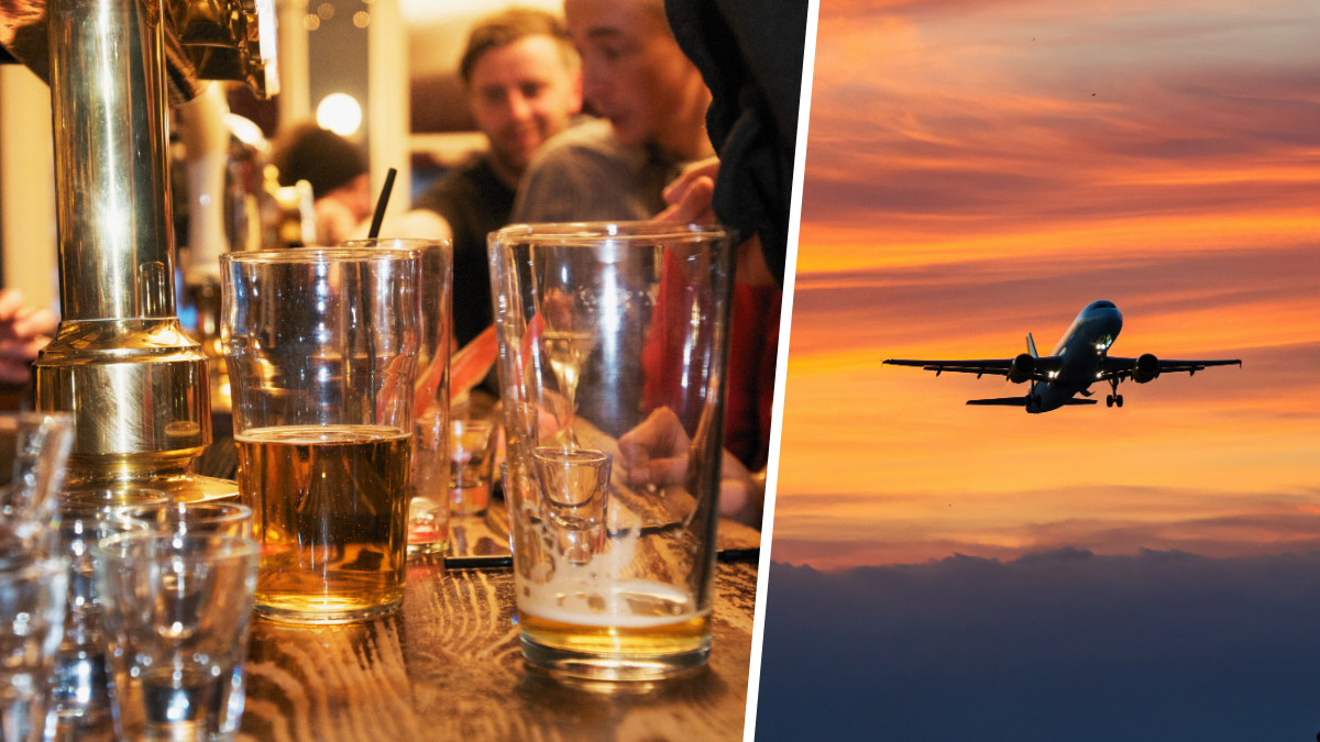 Berusade flygresenärer ställer till problem