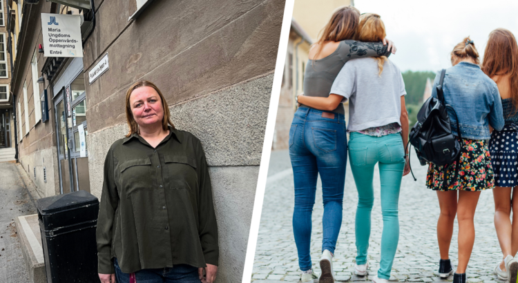 Hanna Brännström från Maria Ungdom berättar att det är högt tryck på akutmottagningen just nu.
