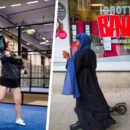 Padelspelare och bingohall