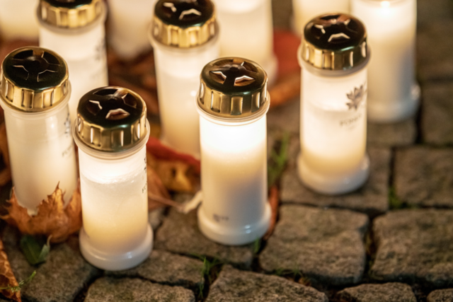 Ljusmanifestation. Foto: Getty